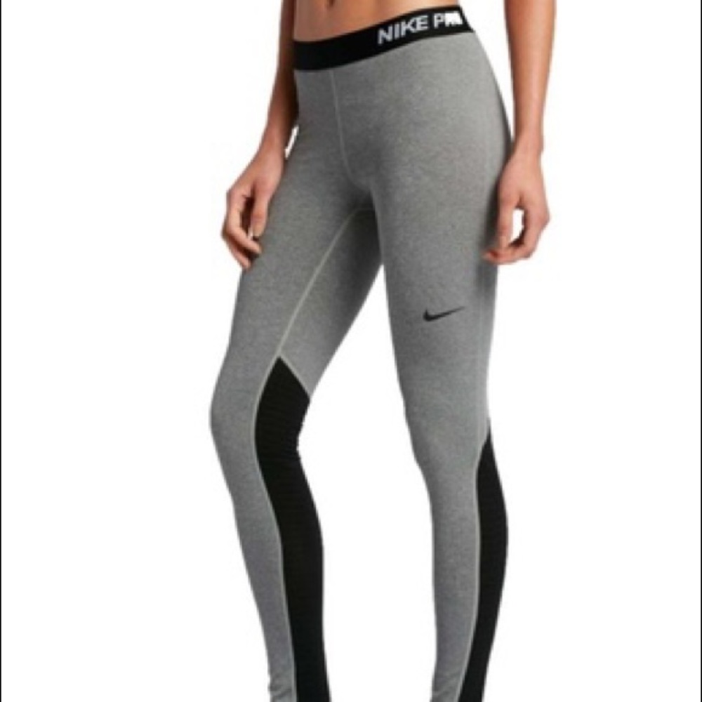 Nike Leggings Gray Black Tights Running